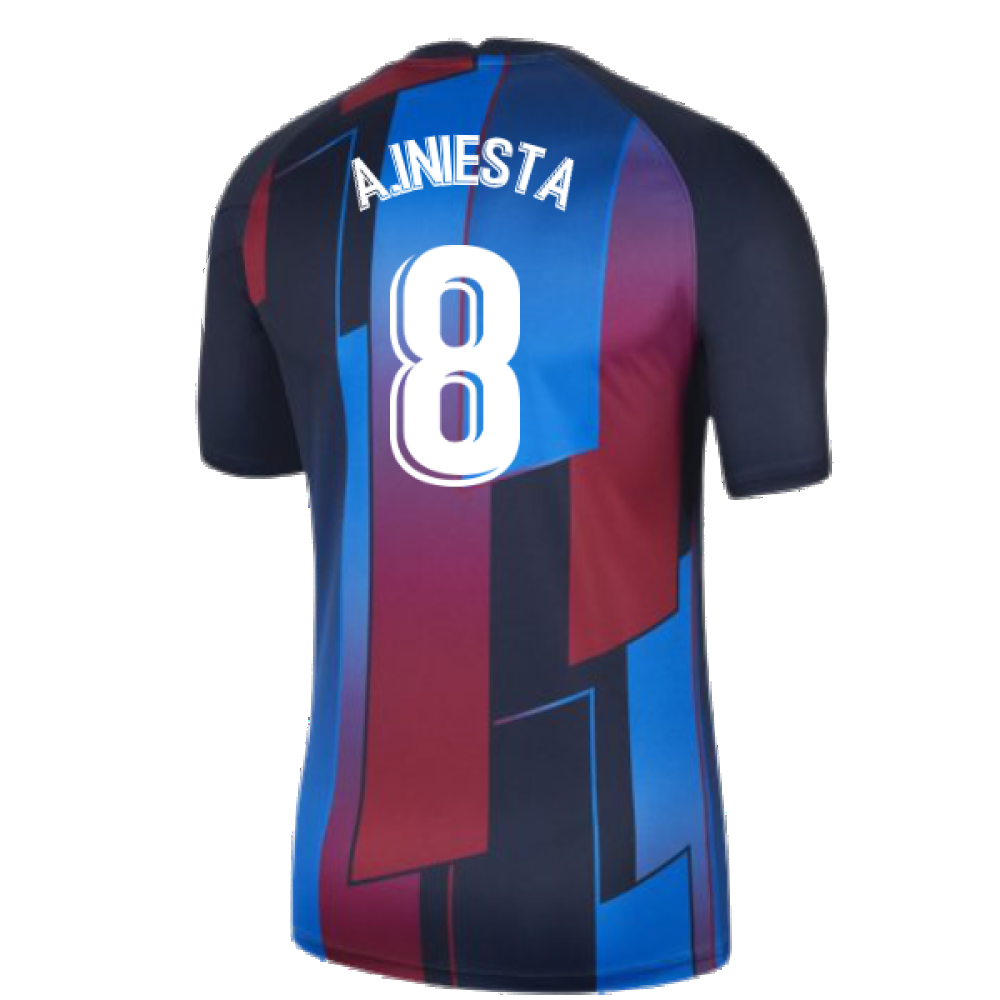 2021-2022 Barcelona Sleeveless Top (Red) (A.INIESTA 8)