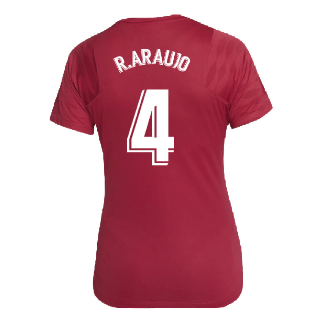 2021-2022 Barcelona Womens Home Shirt (R.ARAUJO 4)