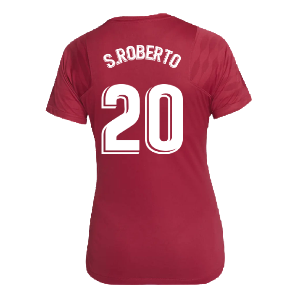 2021-2022 Barcelona Womens Home Shirt (S.ROBERTO 20)