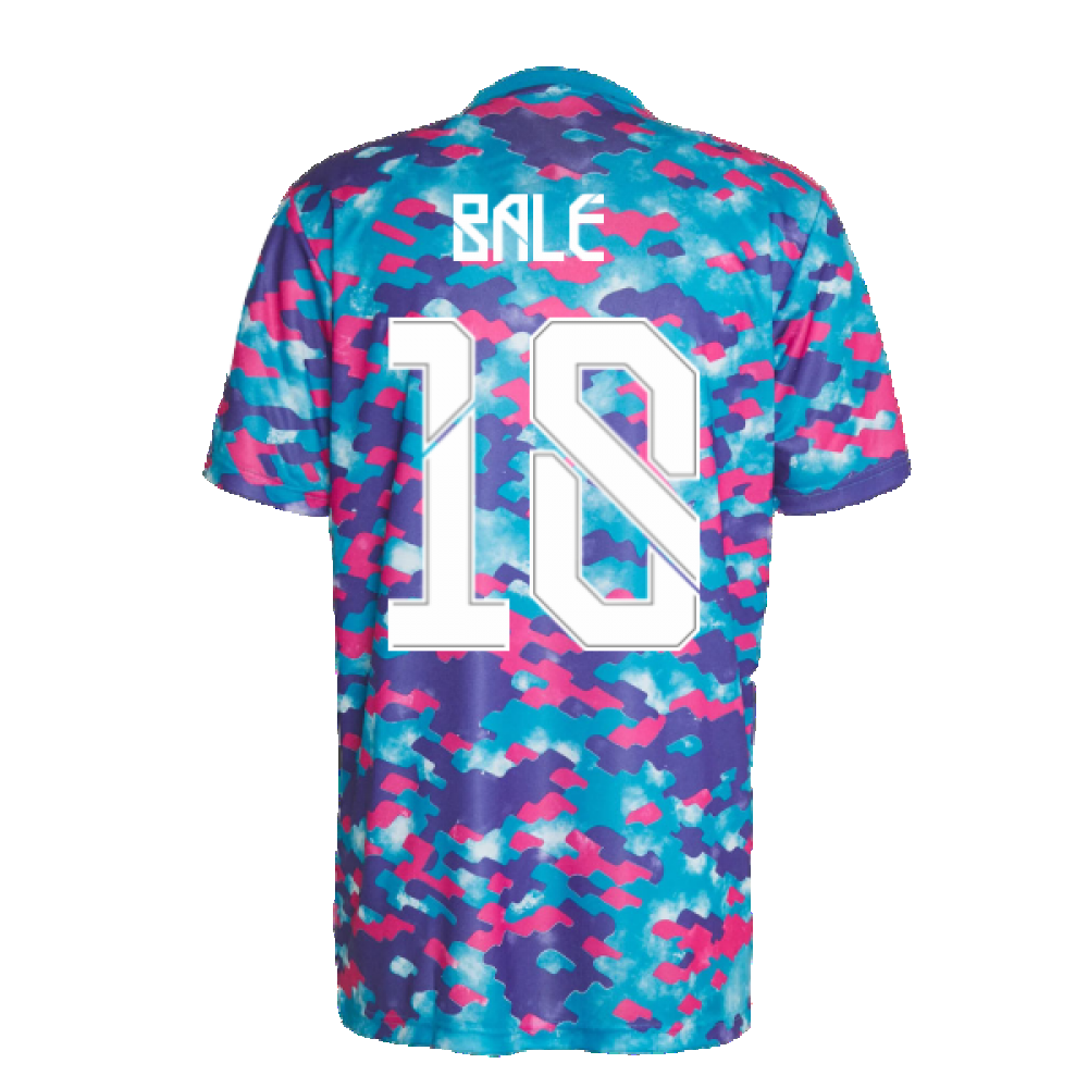 Real Madrid 2021-2022 Pre-Match Training Shirt (Pink) (BALE 18)