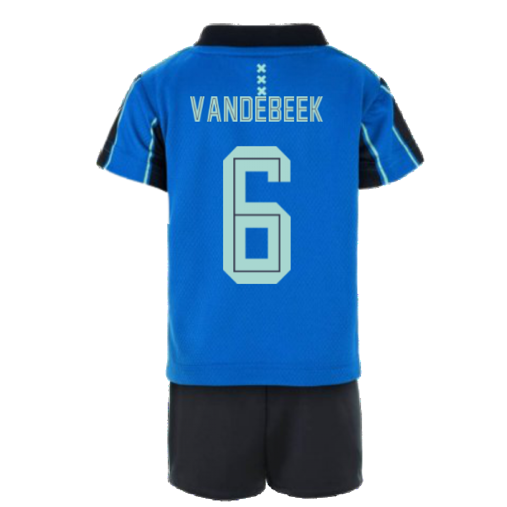 2021-2022 AJAX AWAY BABY KIT (VAN DE BEEK 6)