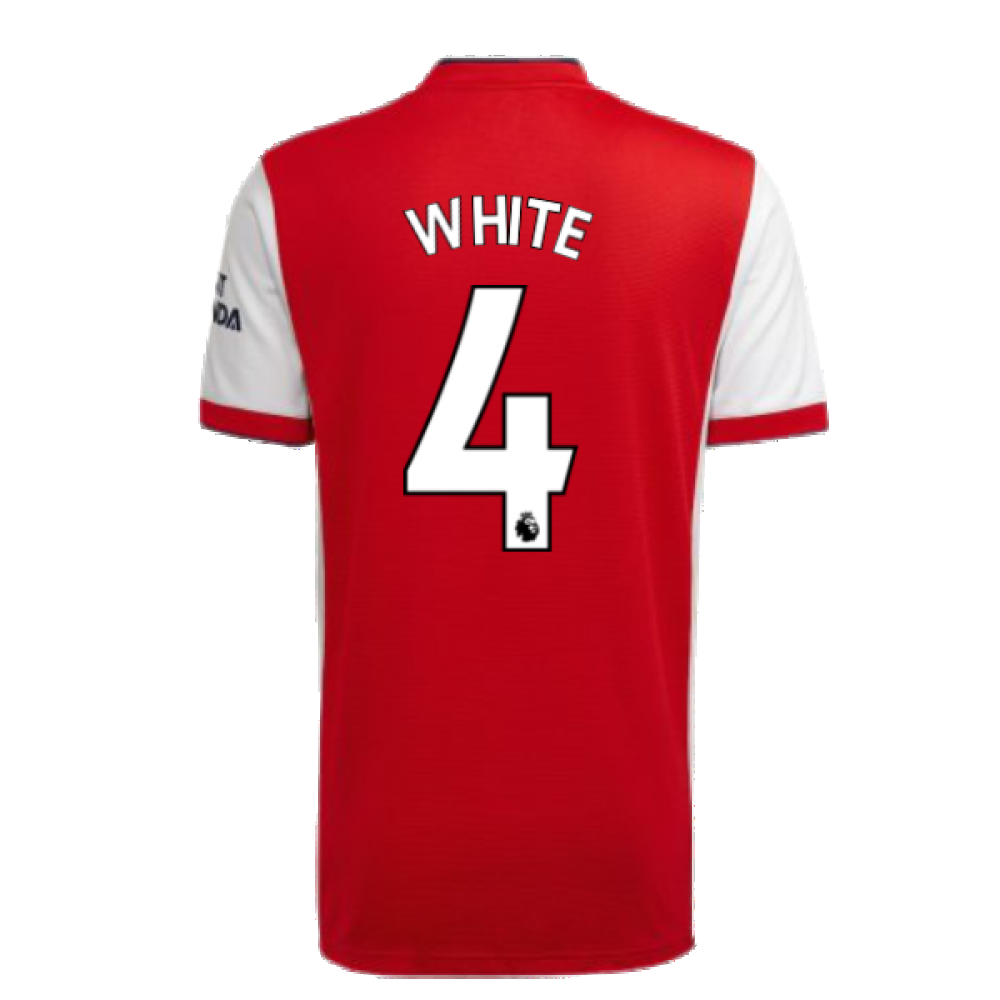 Arsenal 2021-2022 Home Shirt (WHITE 4)