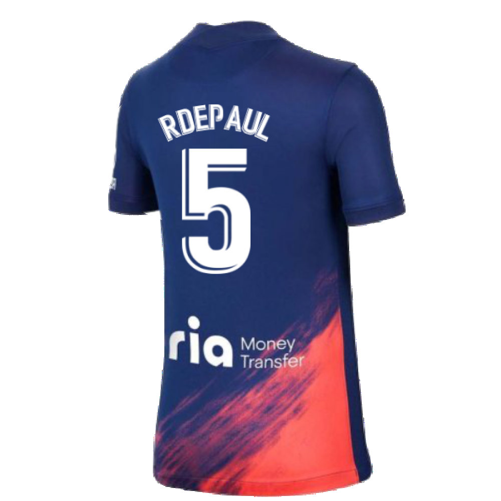 2021-2022 Atletico Madrid Away Shirt (Kids) (R DE PAUL 5)