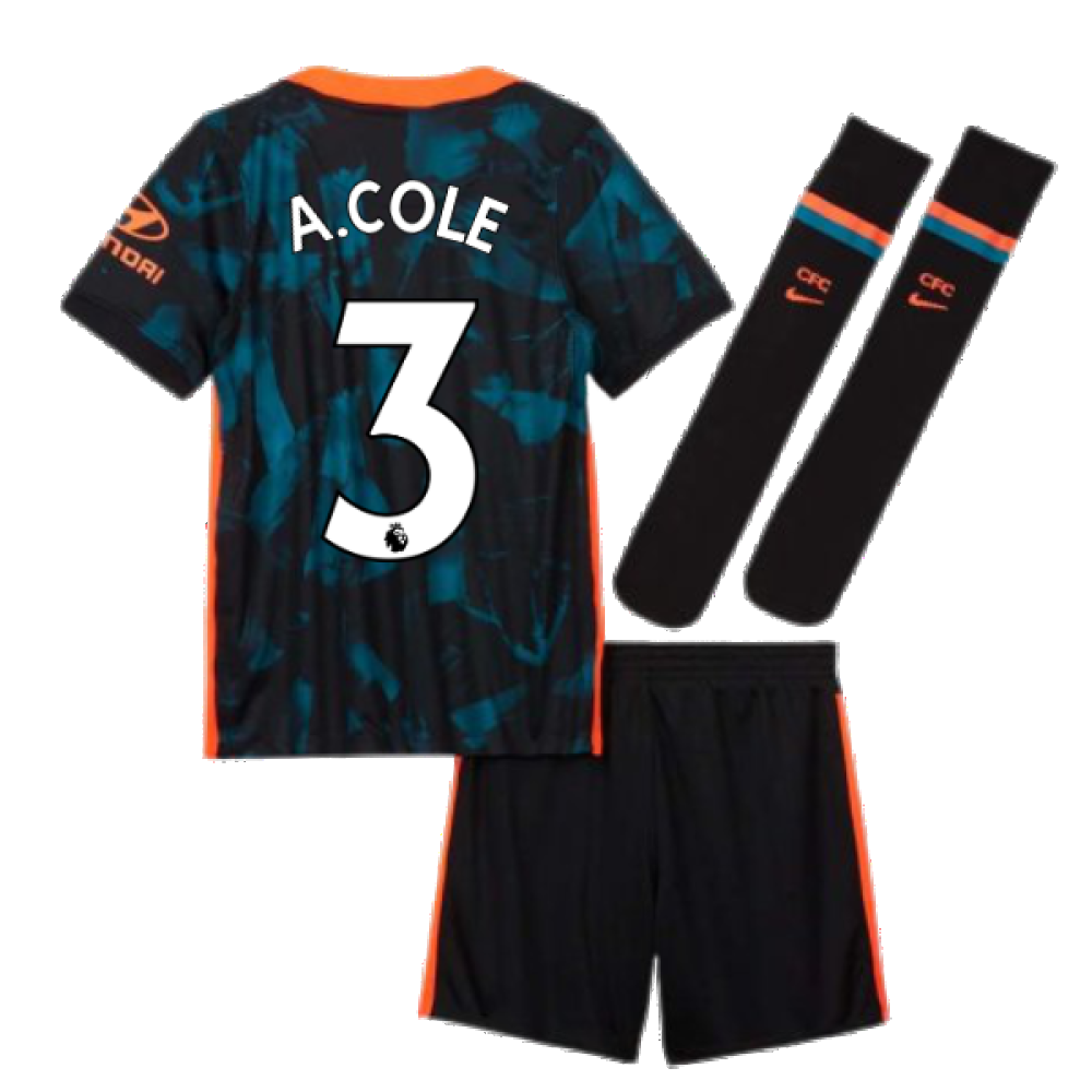 2021-2022 Chelsea Little Boys Away Mini Kit (A.COLE 3)