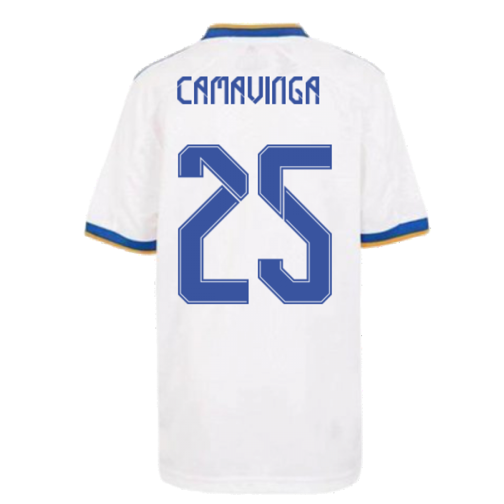 Real Madrid 2021-2022 Home Shirt (Kids) (CAMAVINGA 25)