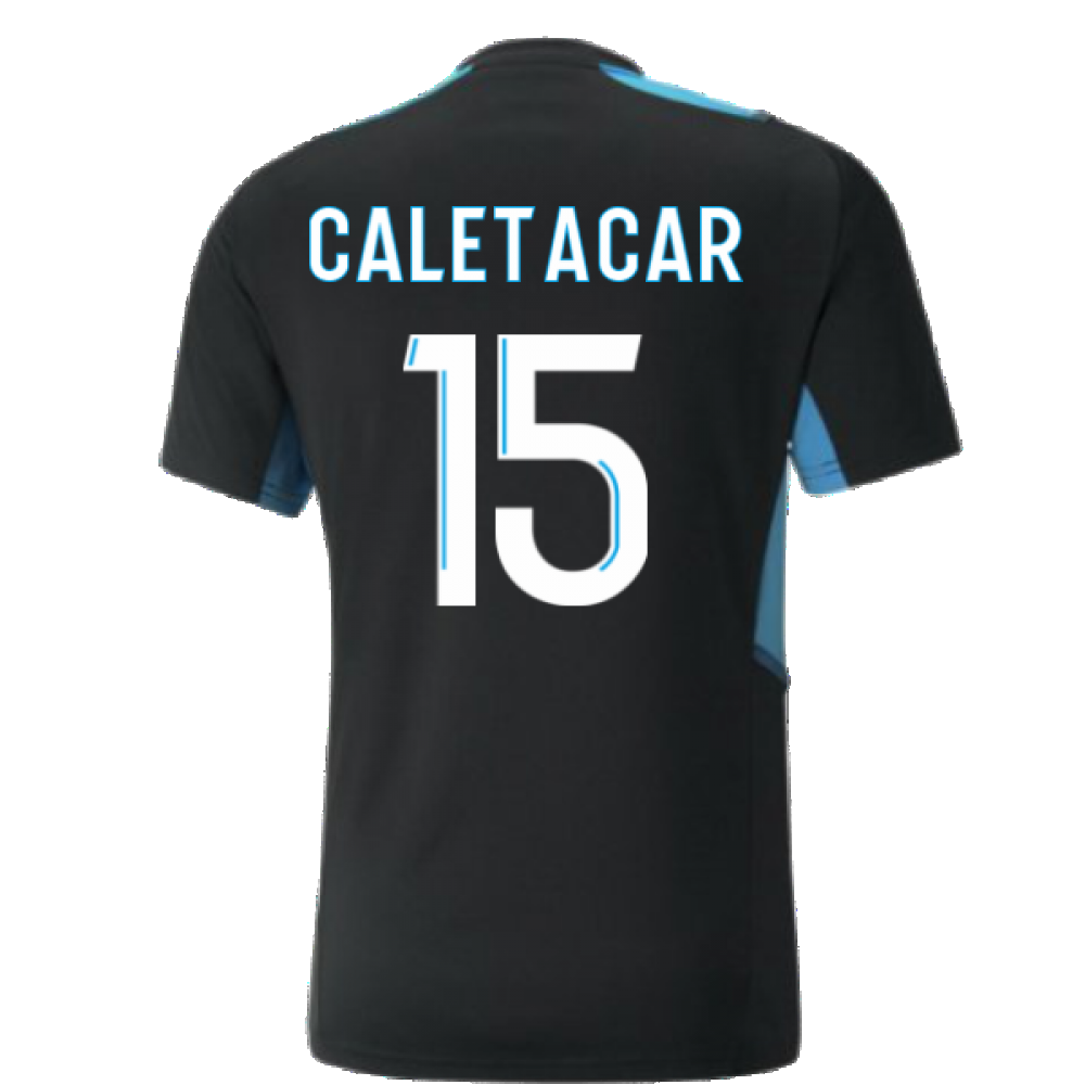 2021-2022 Marseille Training Shirt (Black) (CALETA CAR 15)