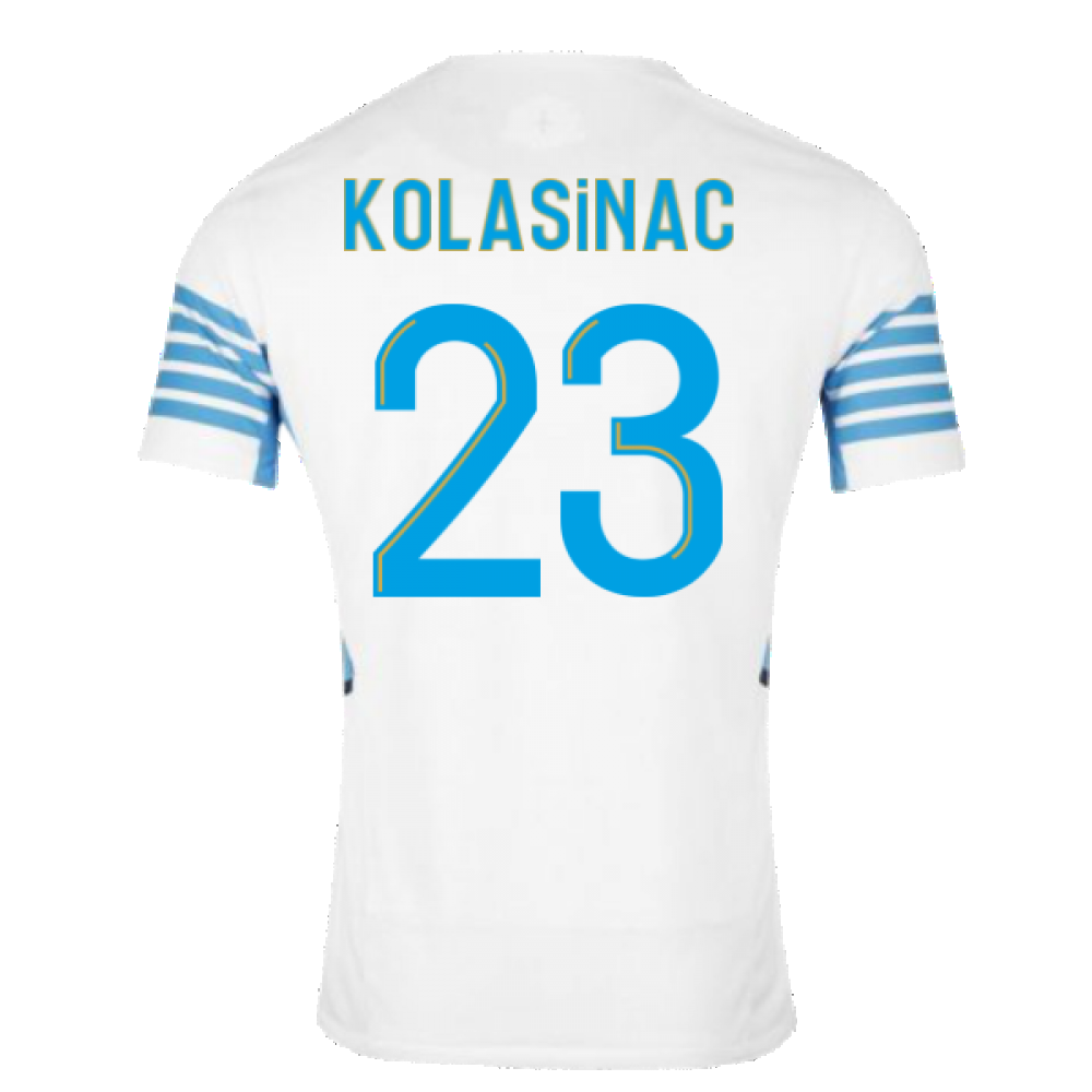 2021-2022 Marseille Authentic Home Shirt (KOLASINAC 23)