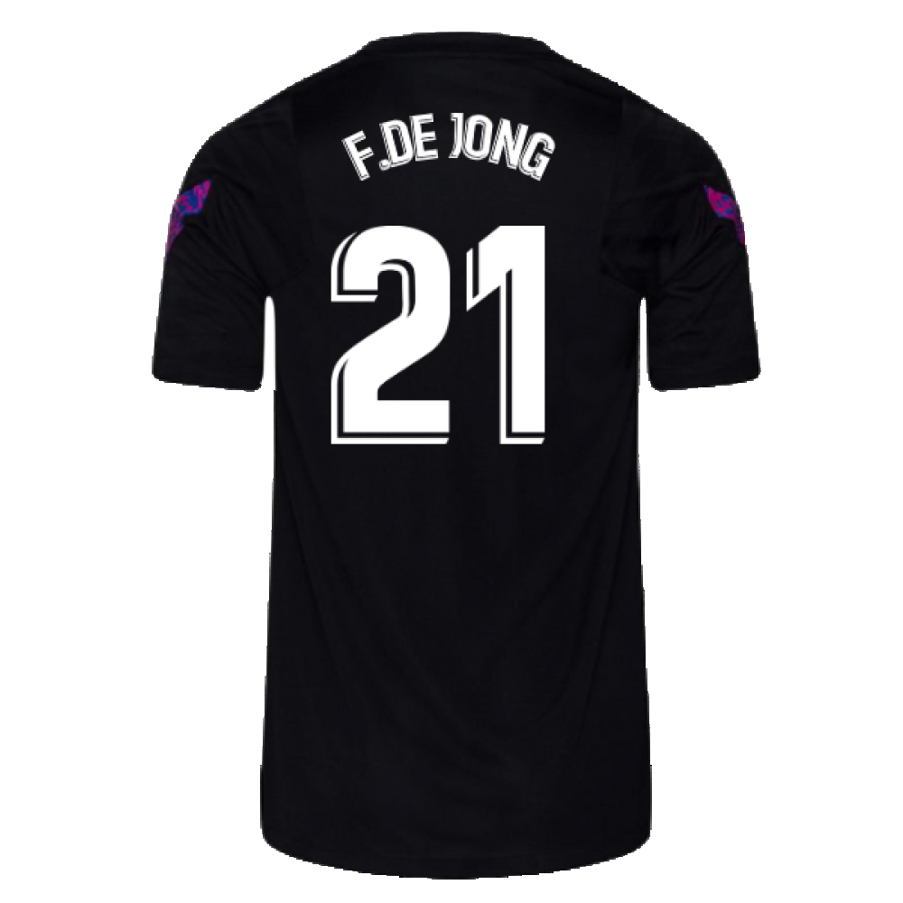 2021-2022 Barcelona Womens 3rd Shirt (F.DE JONG 21)