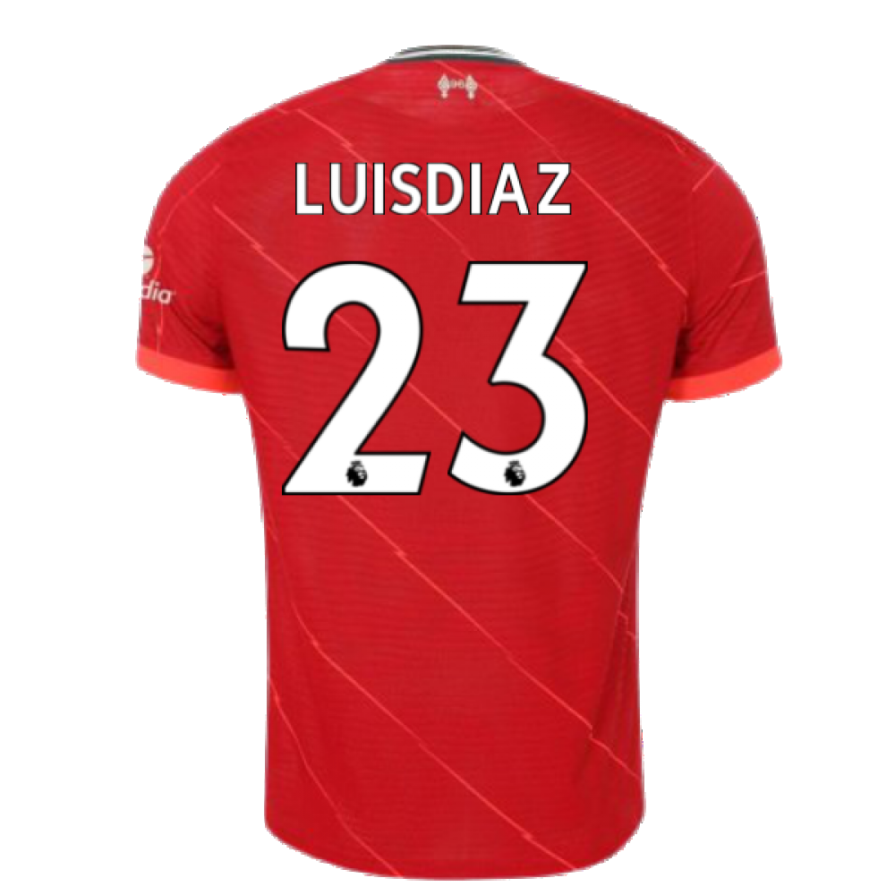 Liverpool 2021-2022 Vapor Home Shirt (Kids) (LUIS DIAZ 23)