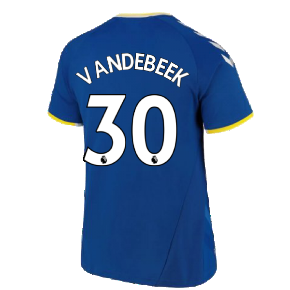 2021-2022 Everton Home Shirt (VAN DE BEEK 30)