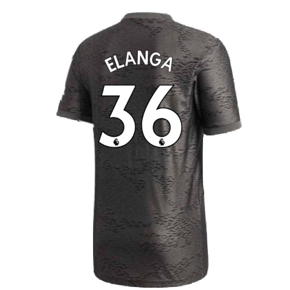 2020-2021 Man Utd Adidas Away Football Shirt (Elanga 36)