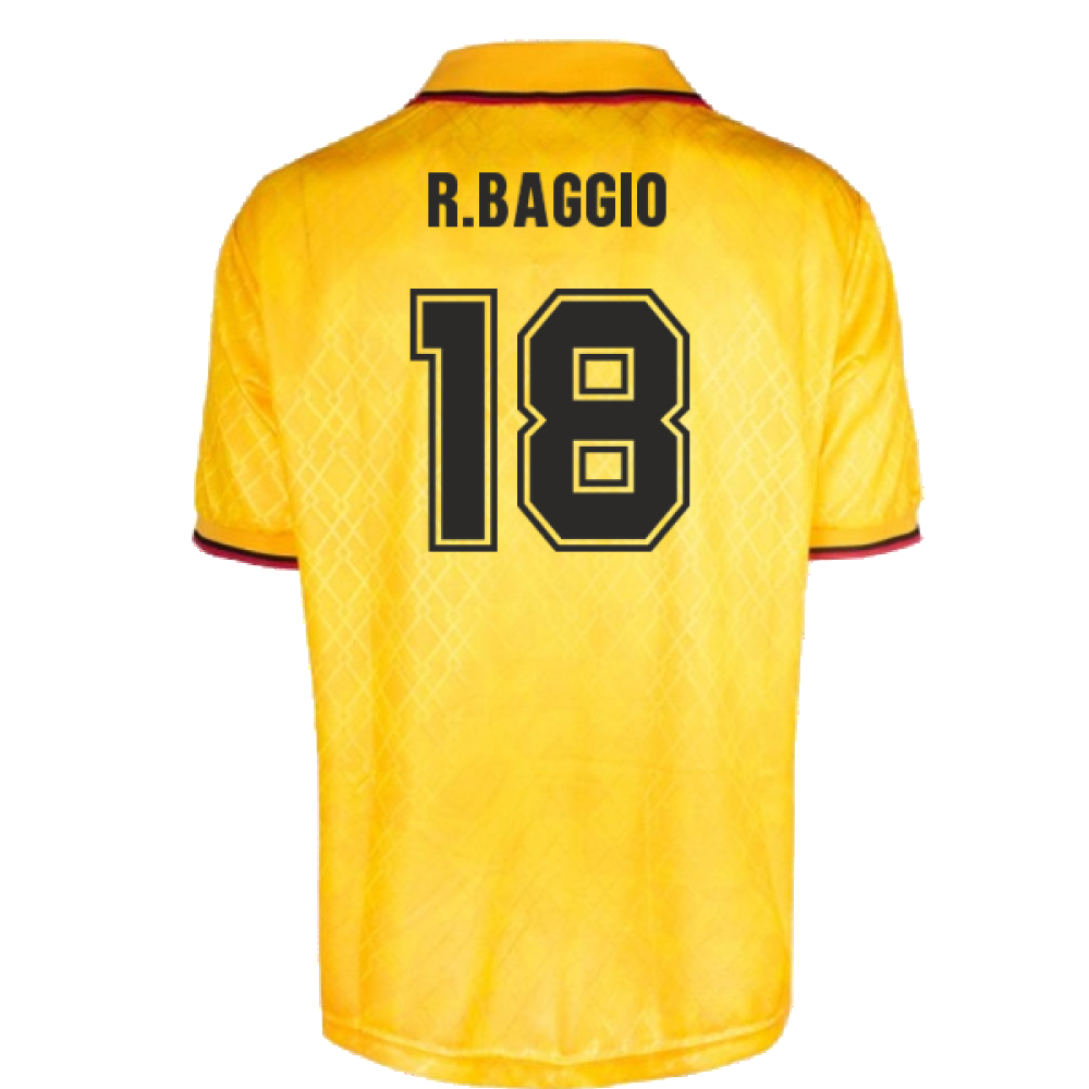 AC Milan 1995-1996 Third Retro Shirt (R.Baggio 18)