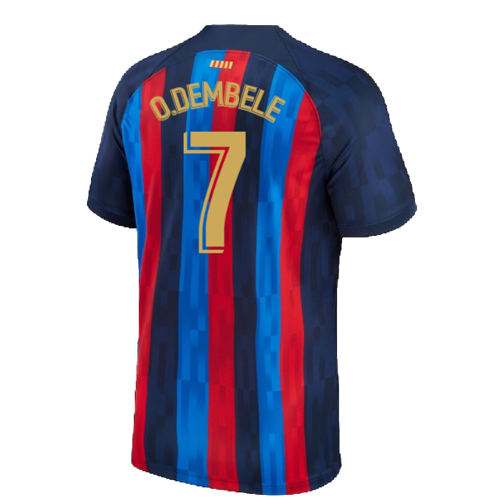 2022-2023 Barcelona Home Shirt (Ladies) (O.DEMBELE 7)