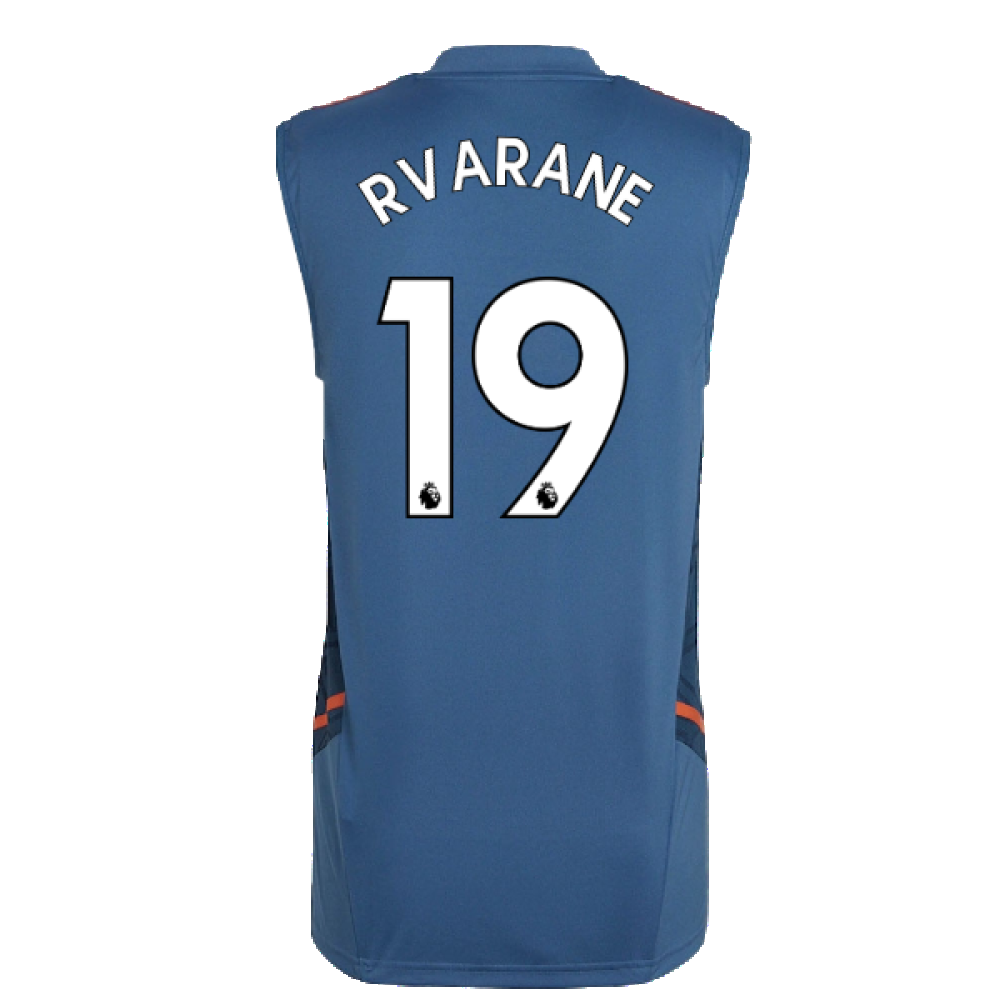 2022-2023 Man Utd Sleeveless Jersey (Blue) (R VARANE 19)