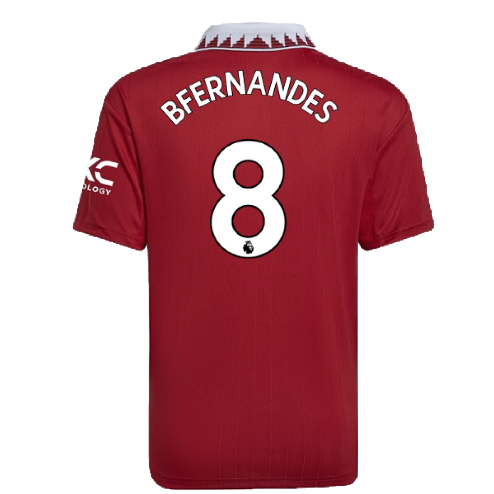 2022-2023 Man Utd Home Shirt (Kids) (B FERNANDES 8)