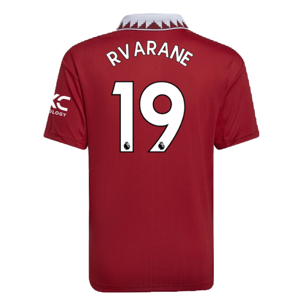 2022-2023 Man Utd Home Shirt (Kids) (R VARANE 19)