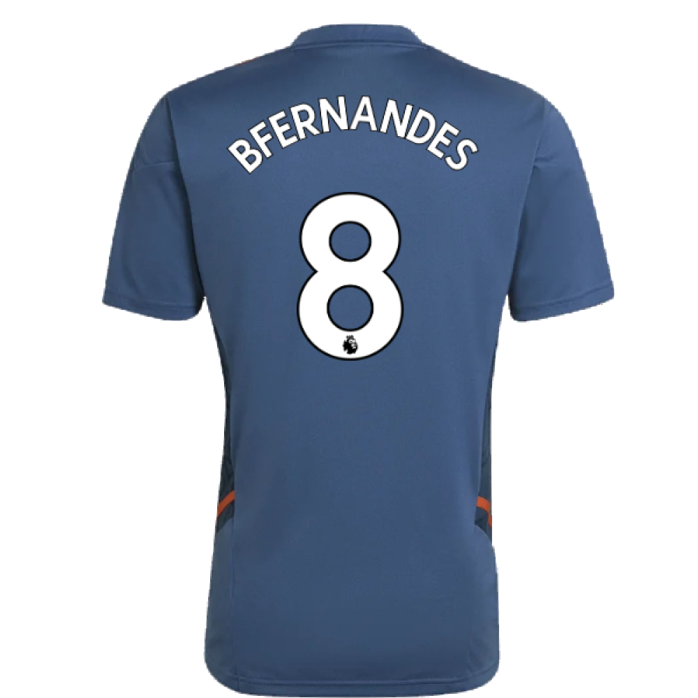 2022-2023 Man Utd Training Shirt (Blue) (B FERNANDES 8)