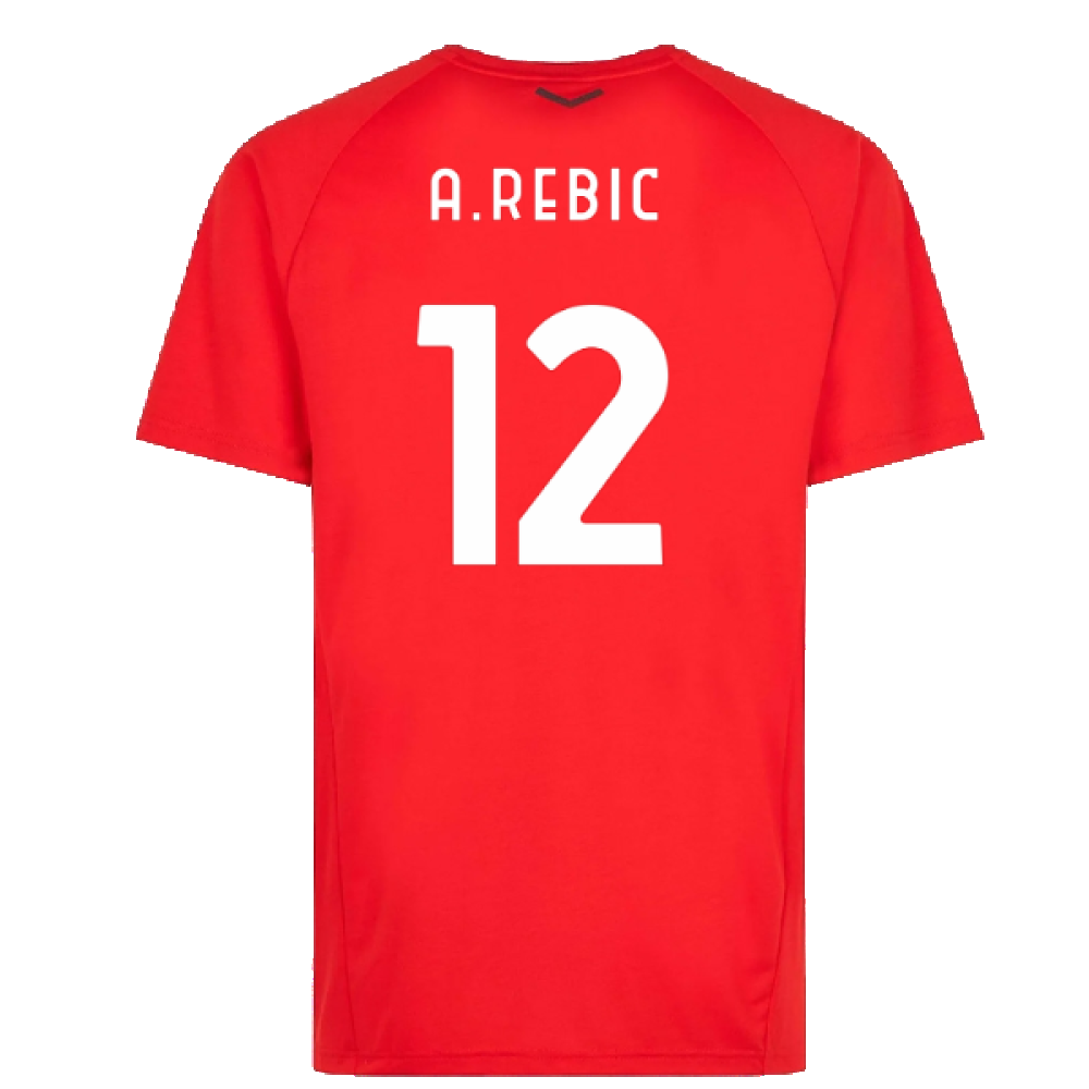 2022-2023 AC Milan Casuals Tee (Red) (A.REBIC 12)