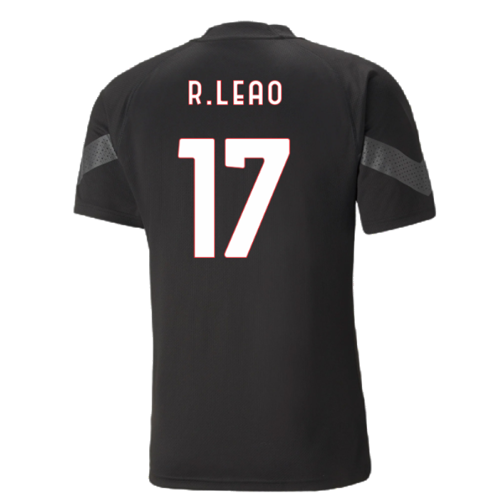 2022-2023 AC Milan Training Jersey (Black) - Kids (R.LEAO 17)