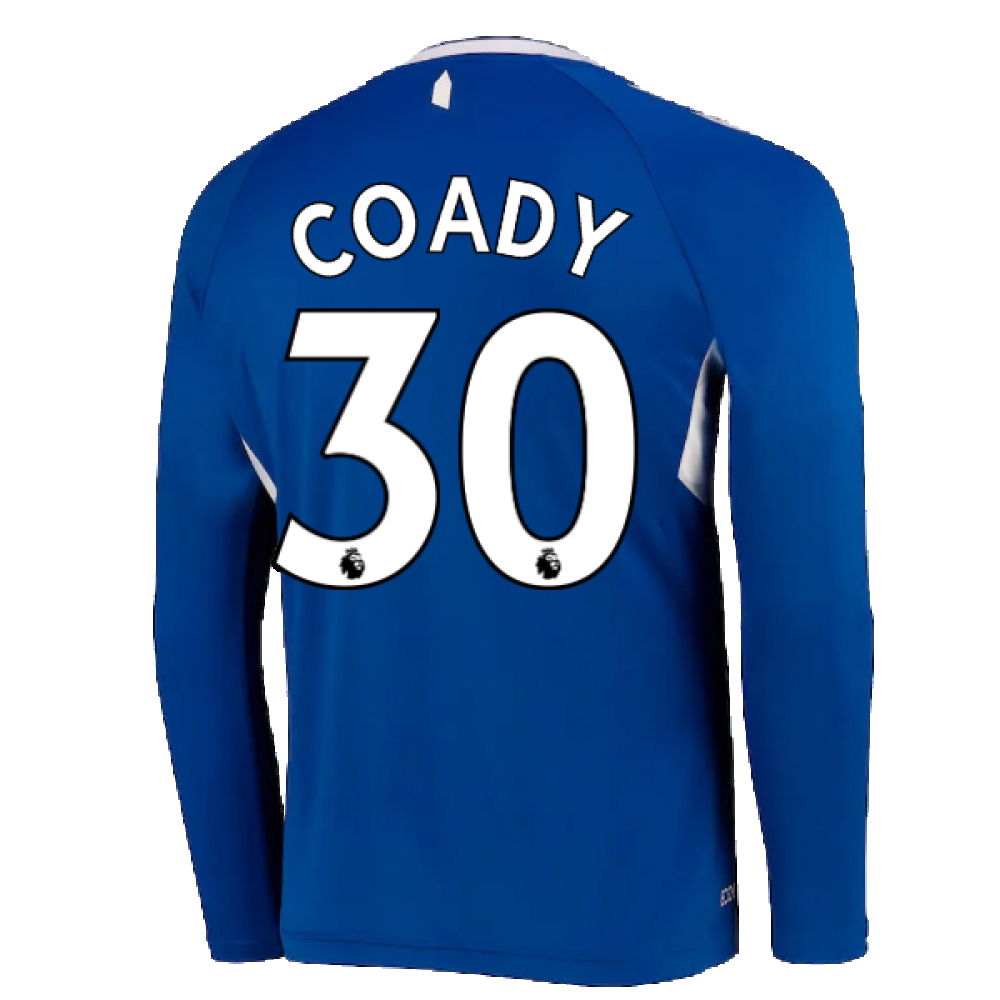 2022-2023 Everton Home Long Sleeve Shirt (COADY 30)