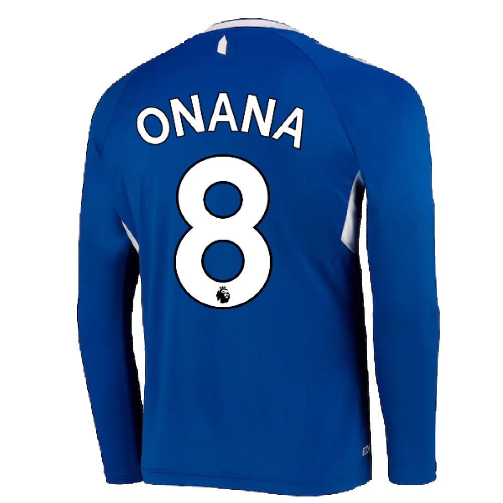 2022-2023 Everton Home Long Sleeve Shirt (ONANA 8)