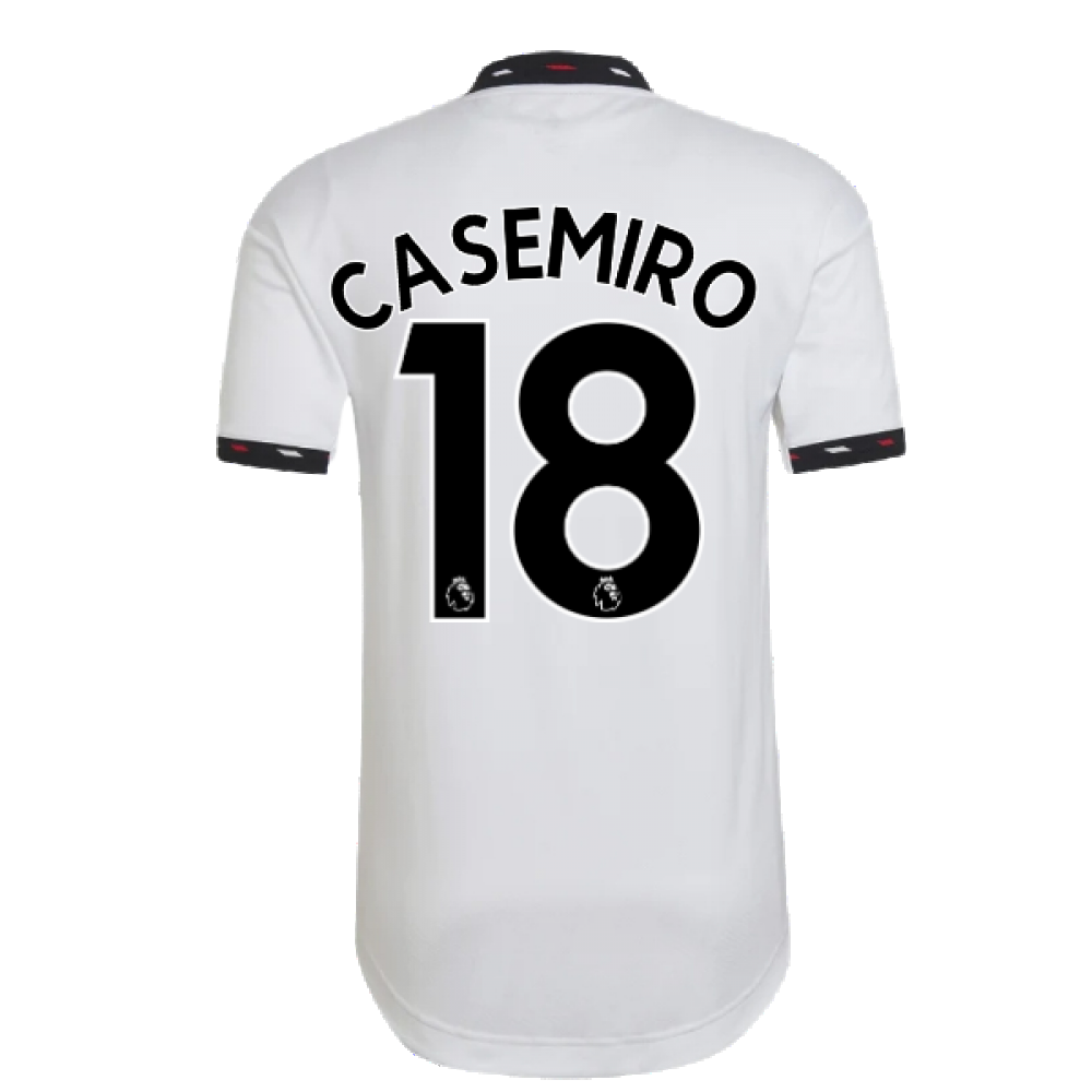 2022-2023 Man Utd Authentic Away Shirt (CASEMIRO 18)