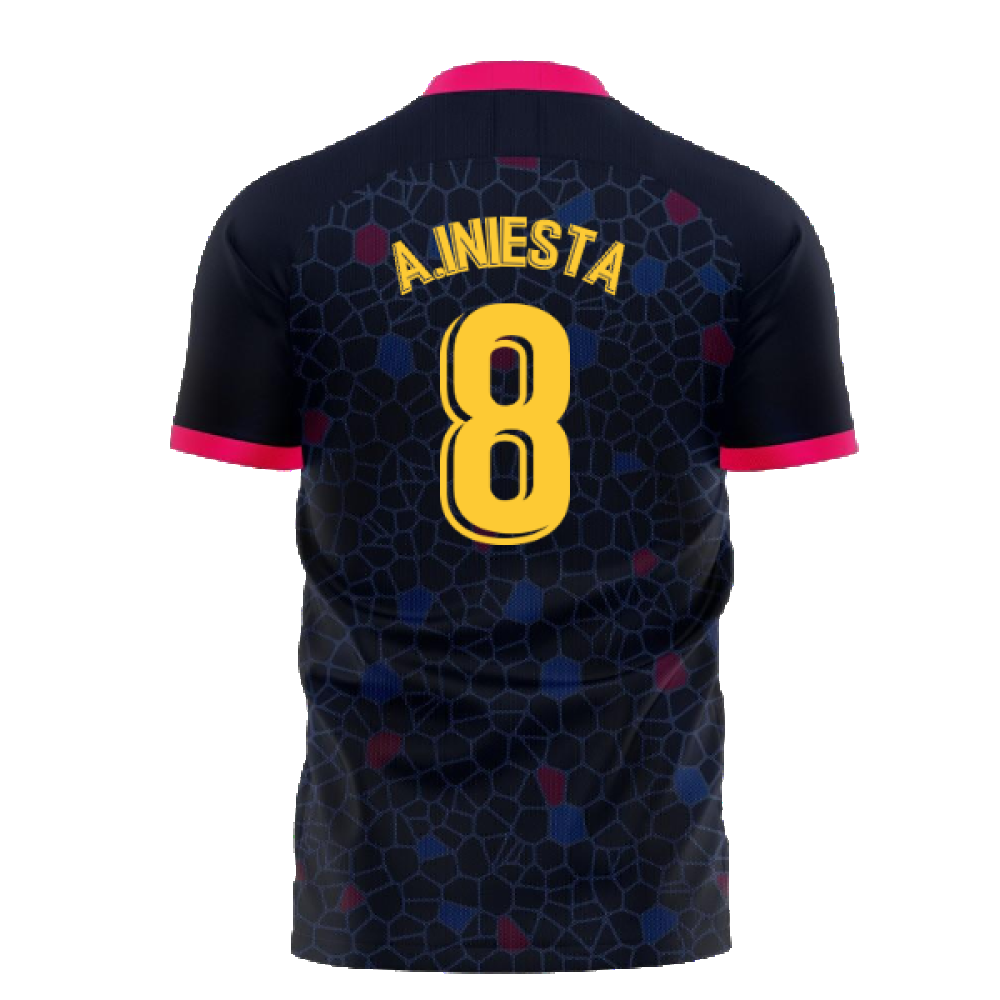 Catalonia 2024-2025 Away Concept Football Kit (Libero) (A.INIESTA 8)