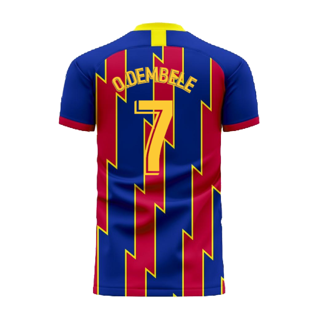 Catalonia 2024-2025 Home Concept Football Kit (Libero) (O.DEMBELE 7)