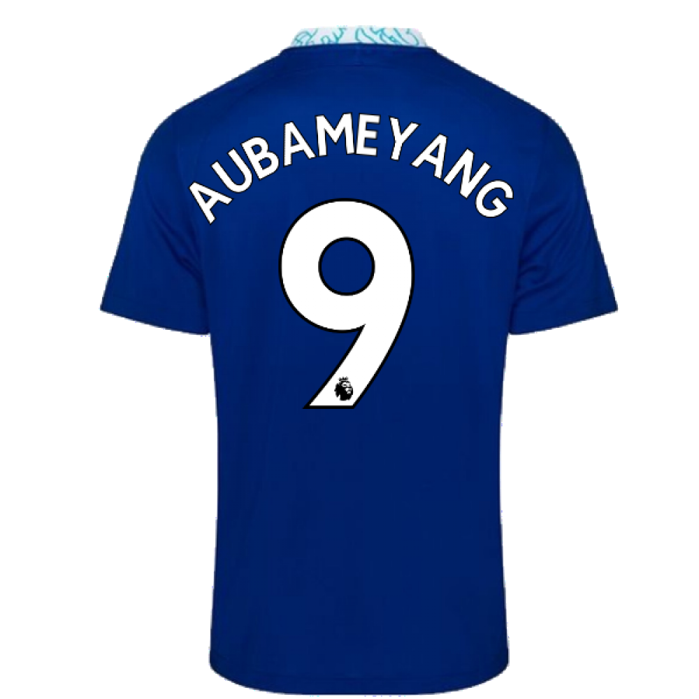 2022-2023 Chelsea Home Shirt (Kids) (AUBAMEYANG 9)