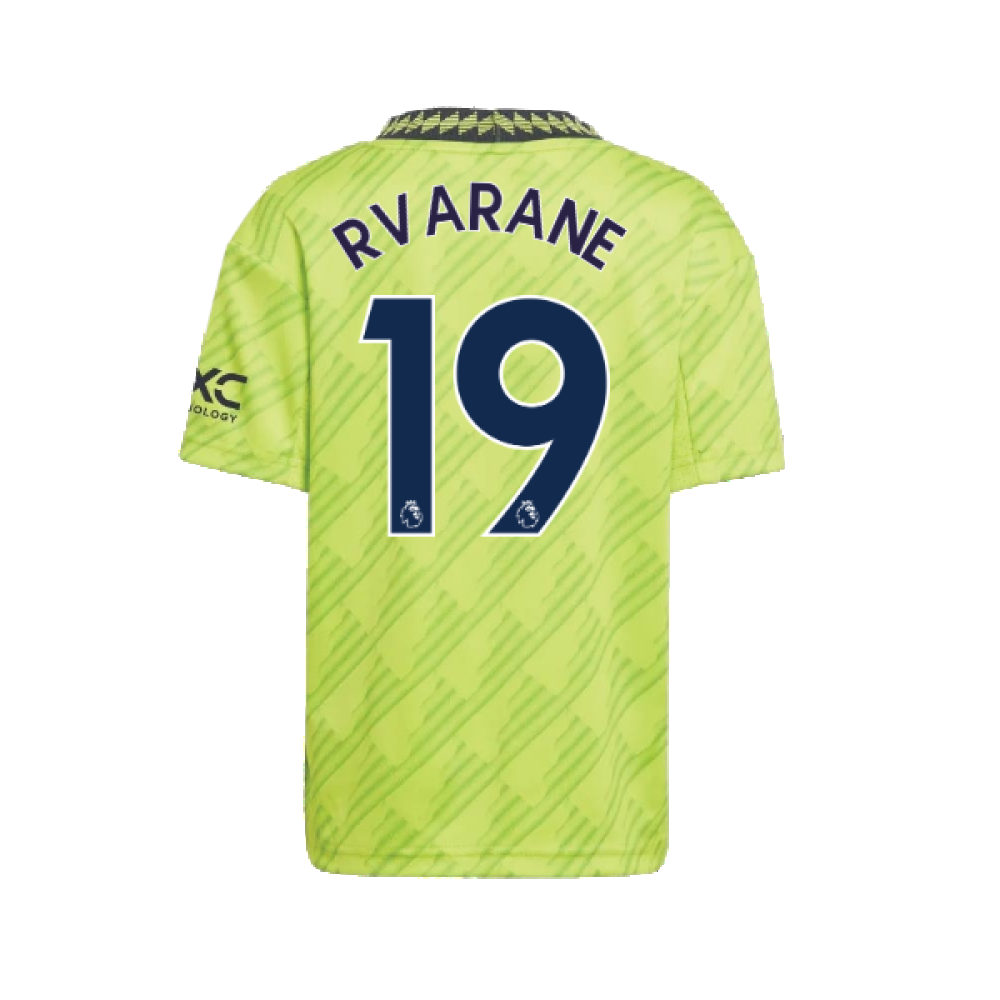 2022-2023 Man Utd Third Mini Kit (R VARANE 19)