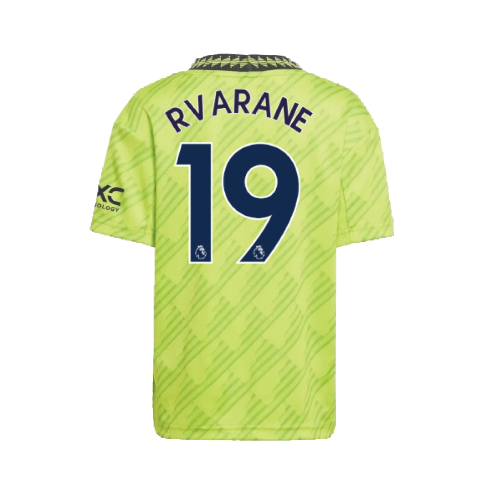 2022-2023 Man Utd Third Mini Kit (R VARANE 19)