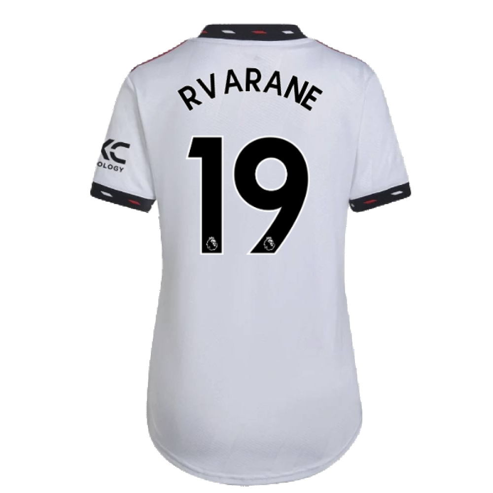 2022-2023 Man Utd Away Shirt (Ladies) (R VARANE 19)