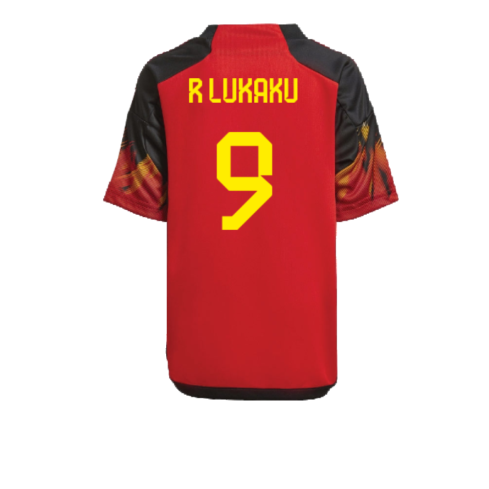 2022-2023 Belgium Home Mini Kit (R LUKAKU 9)