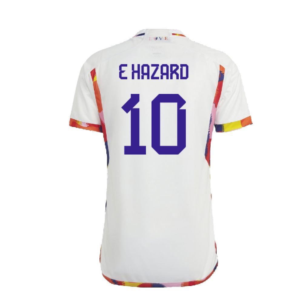 2022-2023 Belgium Away Shirt (E HAZARD 10)