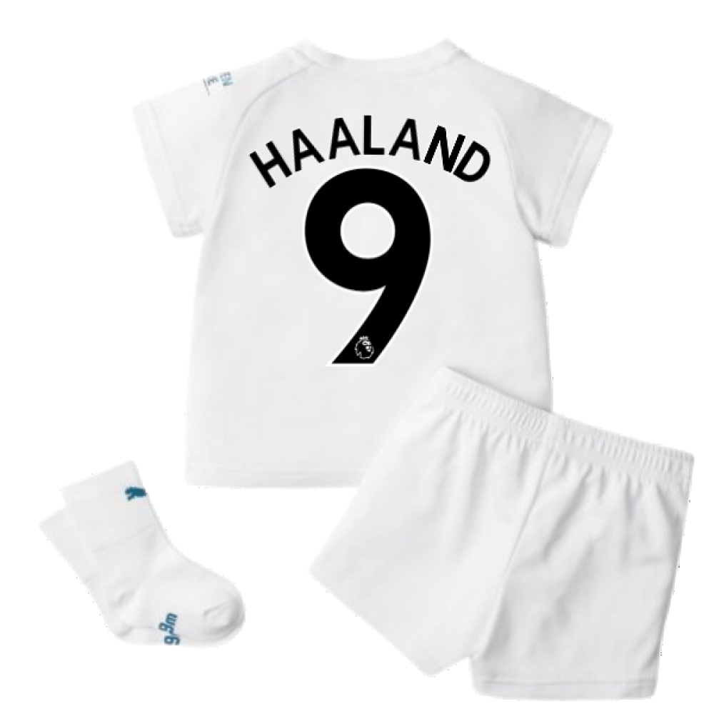 2021-2022 Man City Away Baby Kit (HAALAND 9)