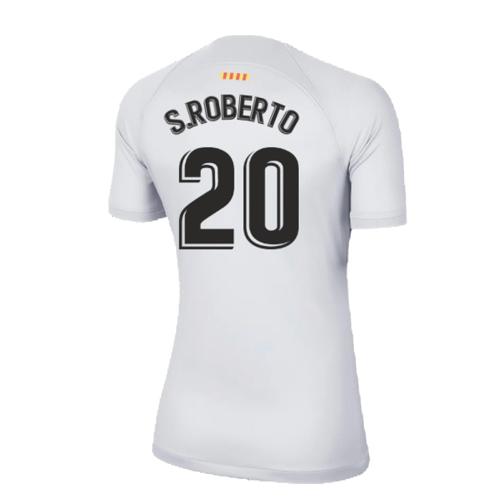 2022-2023 Barcelona Third Shirt (Ladies) (S.ROBERTO 20)