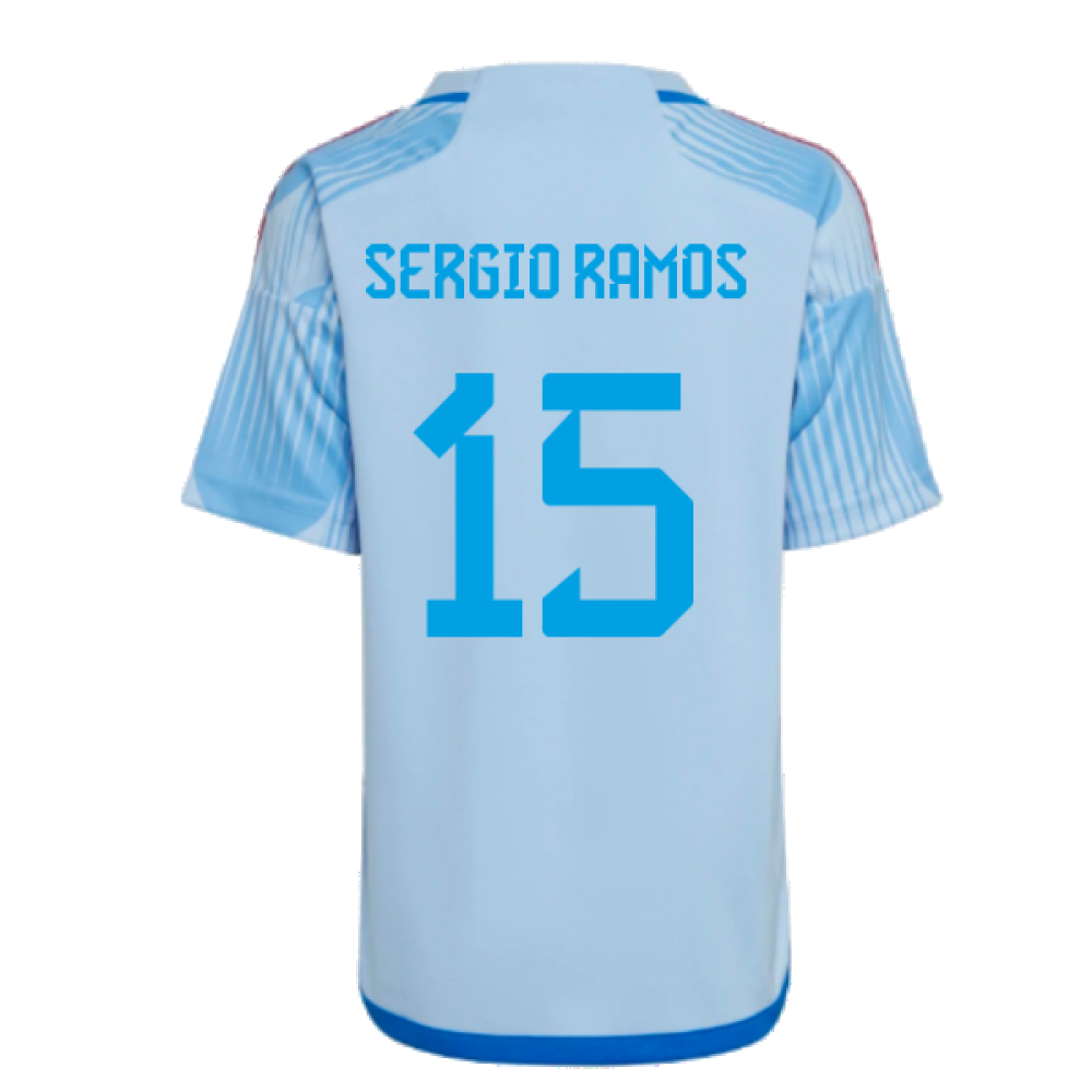 2022-2023 Spain Away Mini Kit (Sergio Ramos 15)