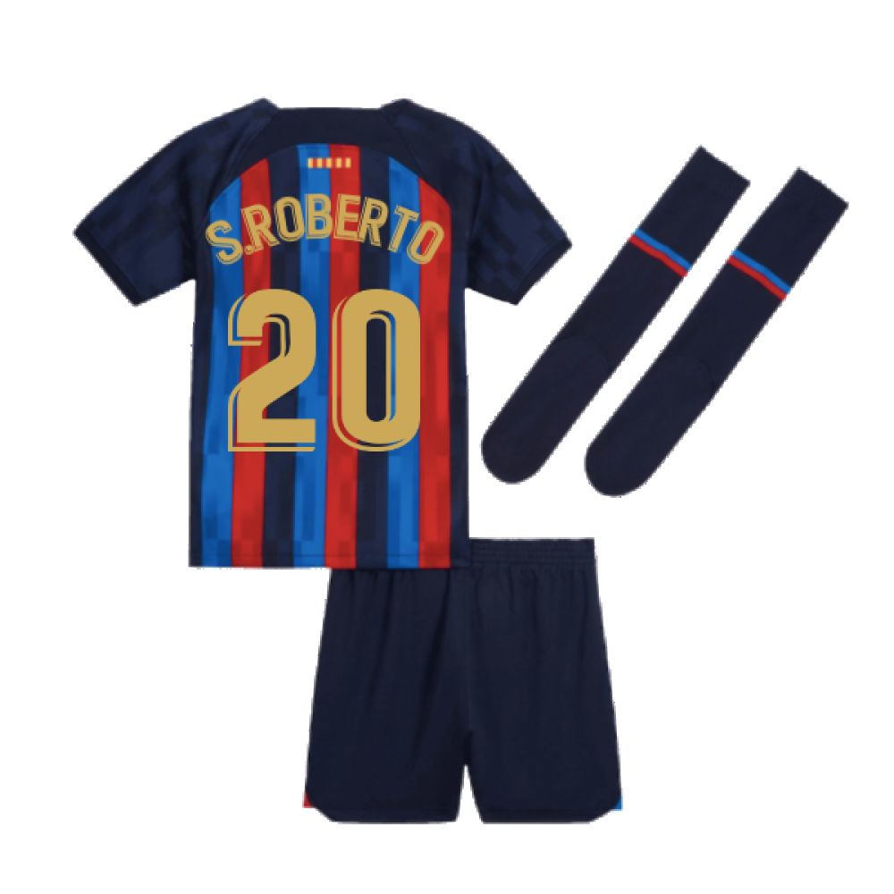 2022-2023 Barcelona Vapor Away Shirt (S.ROBERTO 20)