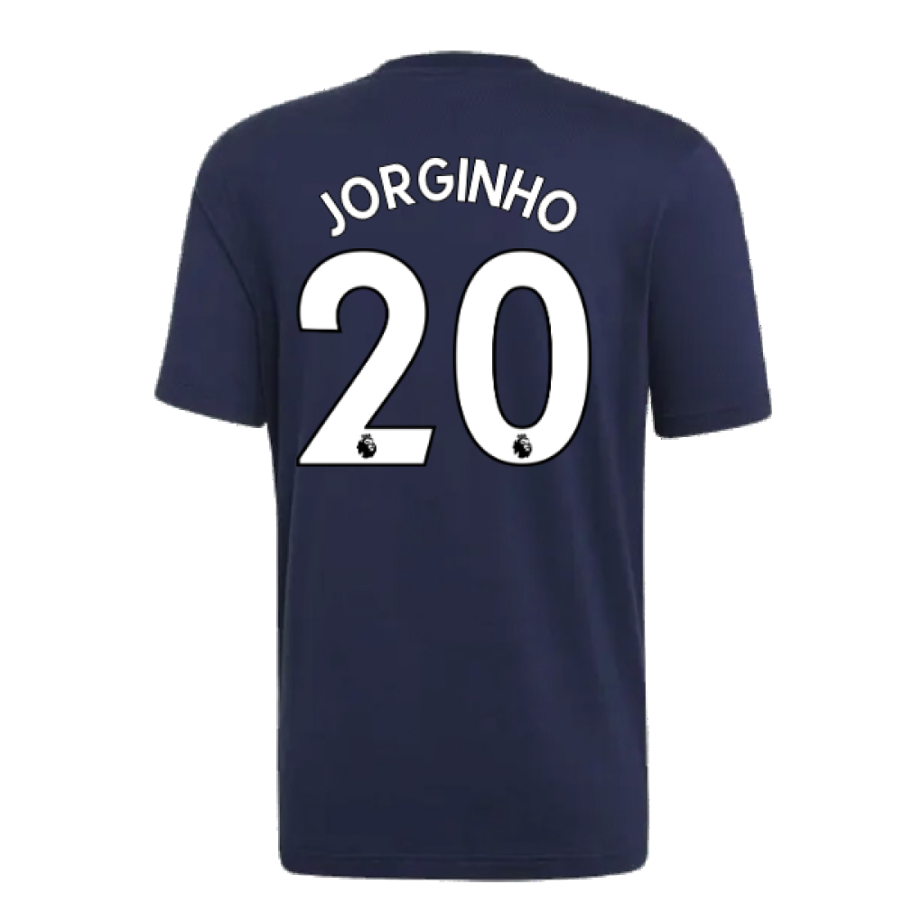 2022-2023 Arsenal LC HC Tee (Navy) (Jorginho 20)