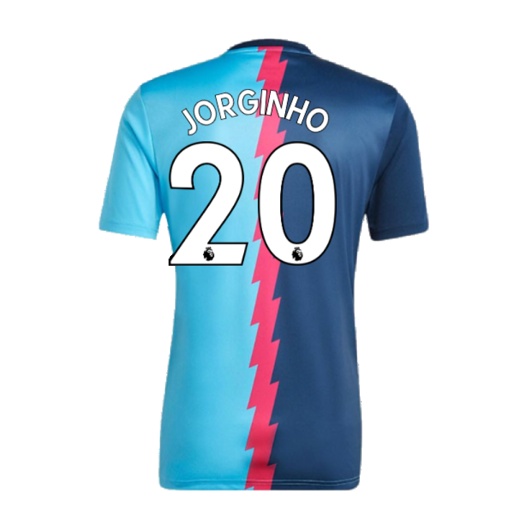 2022-2023 Arsenal Pre-Match Jersey (Blue) (Jorginho 20)