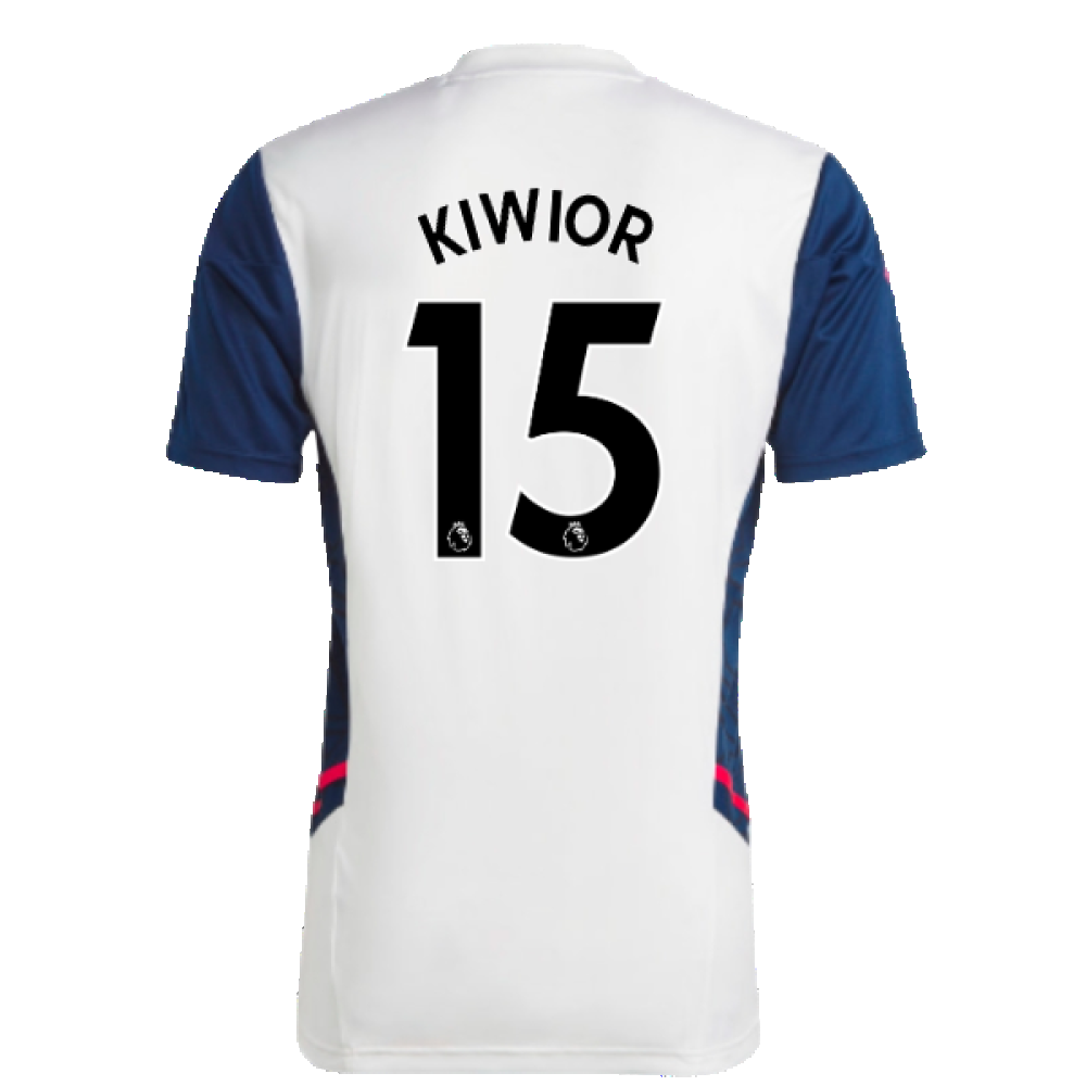 2022-2023 Arsenal Training Jersey (White) (Kiwior 15)