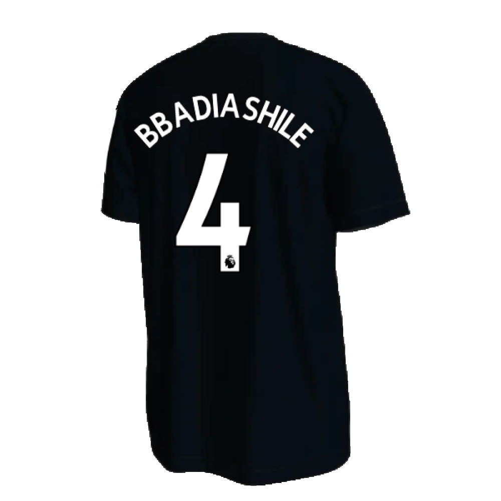 2022-2023 Chelsea Crest Tee (Black) (B Badiashile 4)