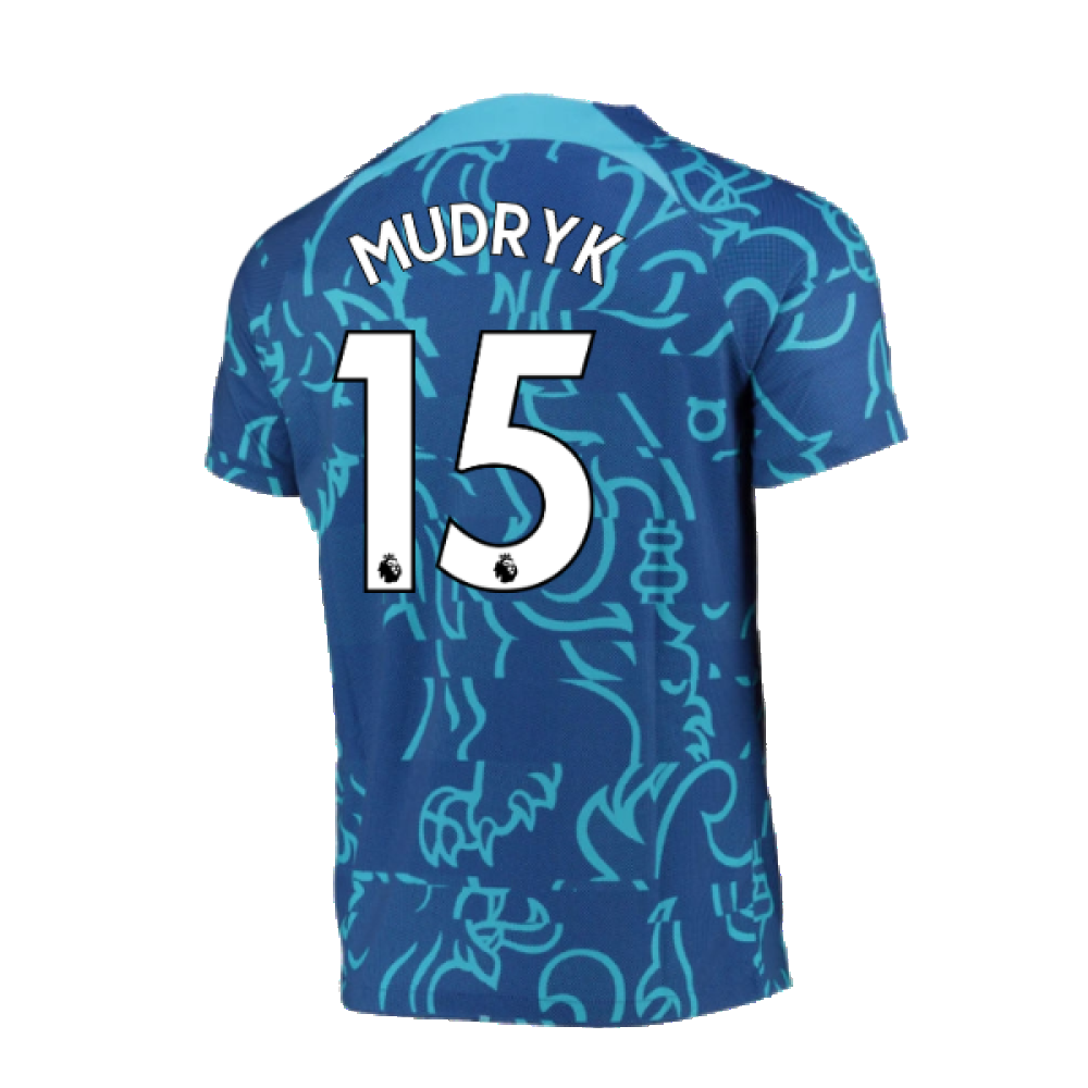 2022-2023 Chelsea Pre-Match Training Shirt (Blue) (Mudryk 15)