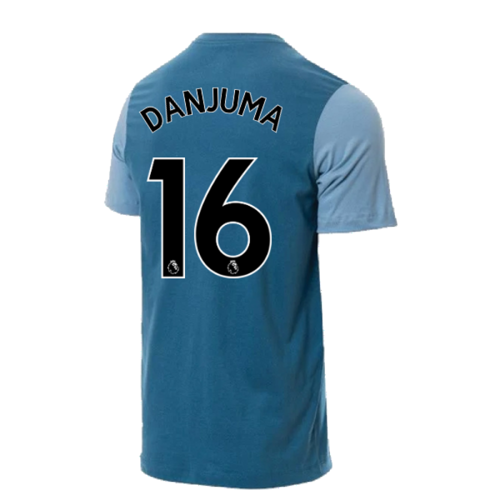 2022-2023 Tottenham Swoosh T-Shirt (Teal) (Danjuma 16)