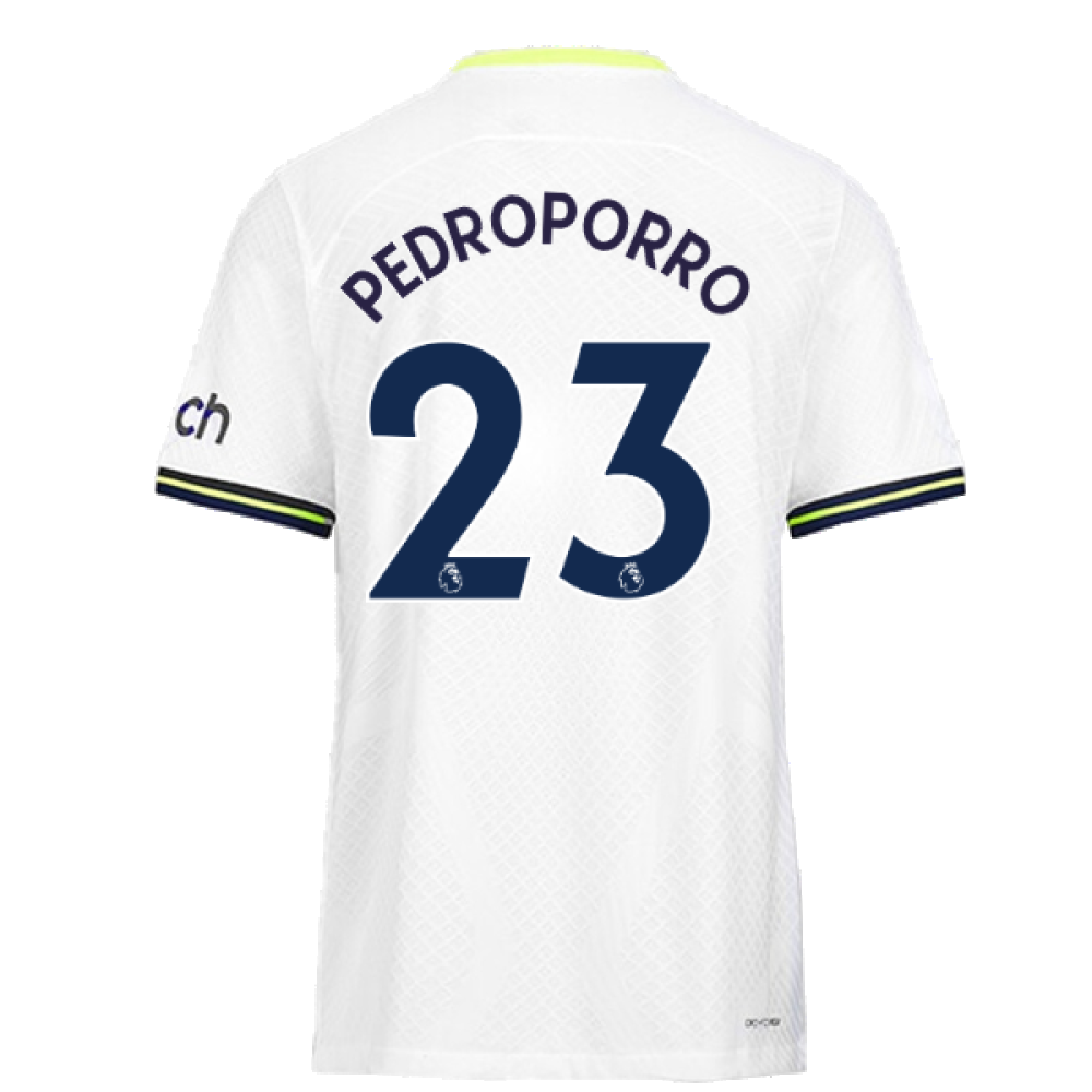 2022-2023 Tottenham Vapor Home Shirt (Pedro Porro 23)