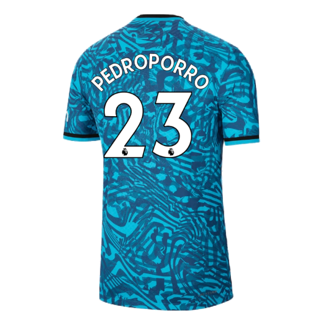 2022-2023 Tottenham Vapor Third Shirt (Pedro Porro 23)