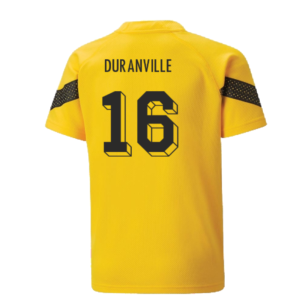 2022-2023 Borussia Dortmund Training Jersey (Yellow) - Kids (Duranville 16)