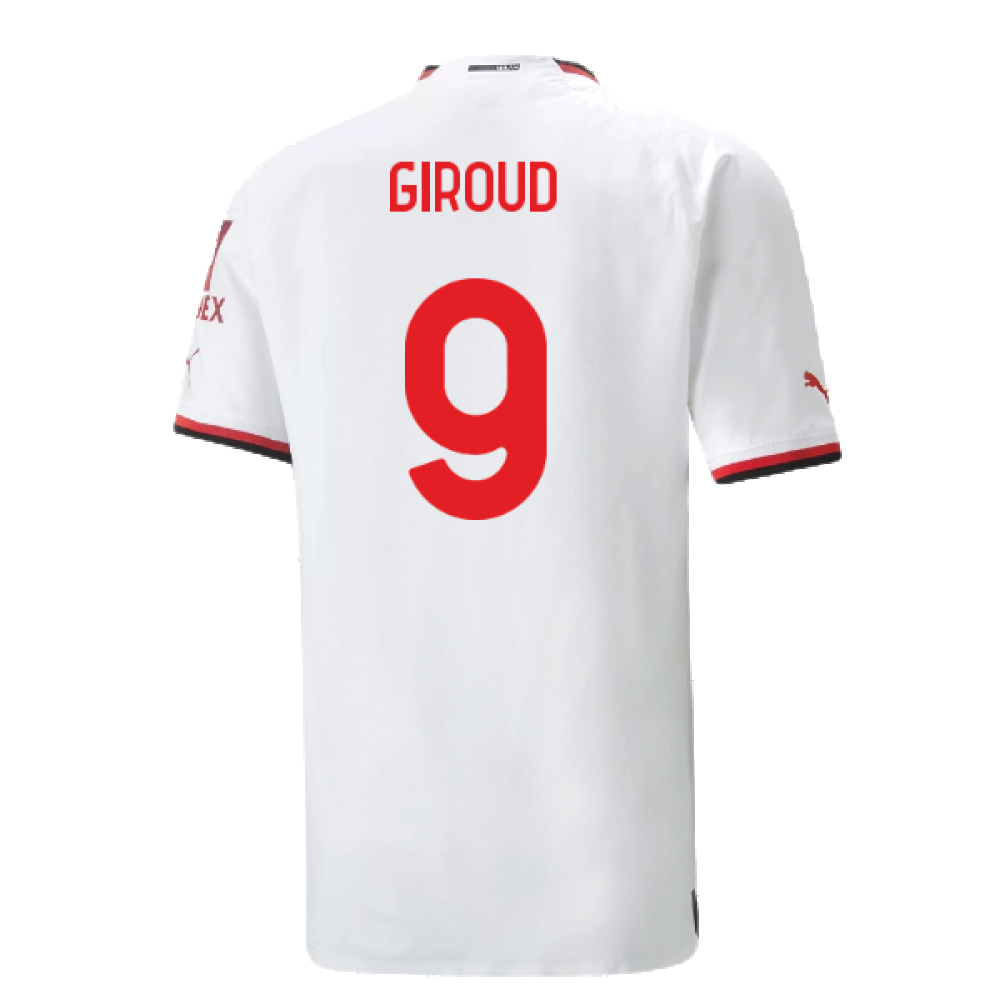 2022-2023 AC Milan Authentic Away Shirt (Giroud 9)