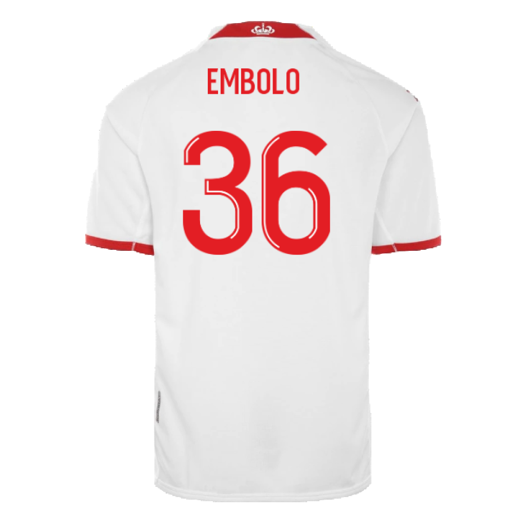 2022-2023 Monaco Home Shirt (Embolo 36)