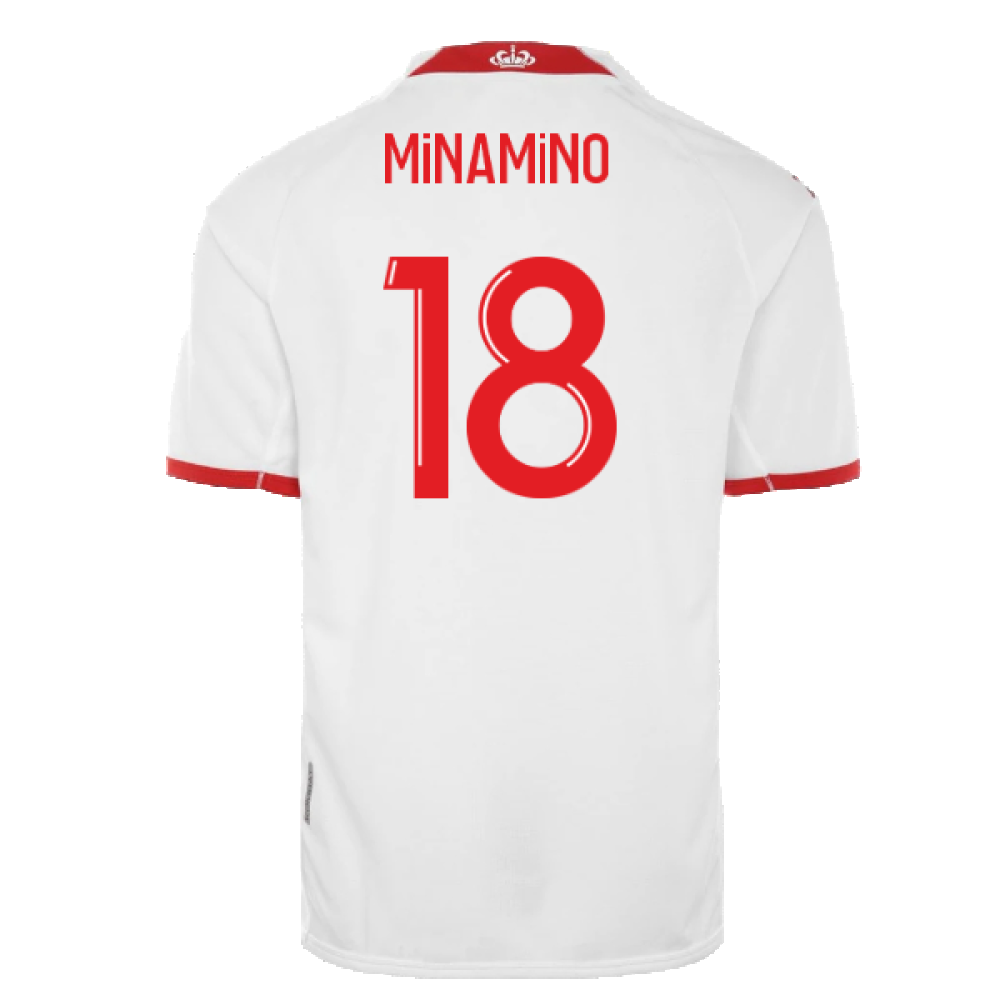 2022-2023 Monaco Home Shirt (Minamino 18)